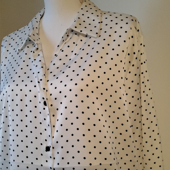 Maison d'Amélie Polka Dot Blouse - Picture 3 of 9